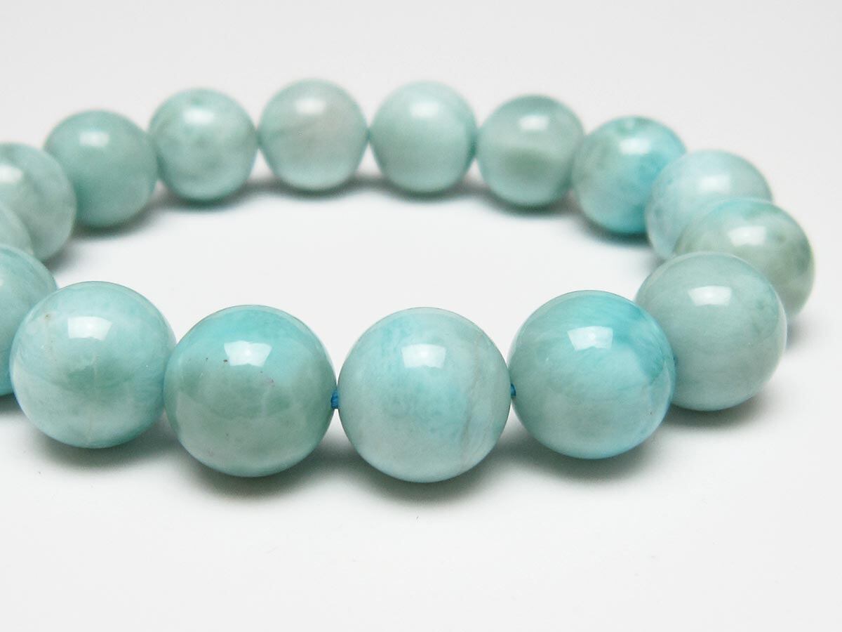 ラリマー ブレスレット 13mm 一点物 111-56457 | 天然石