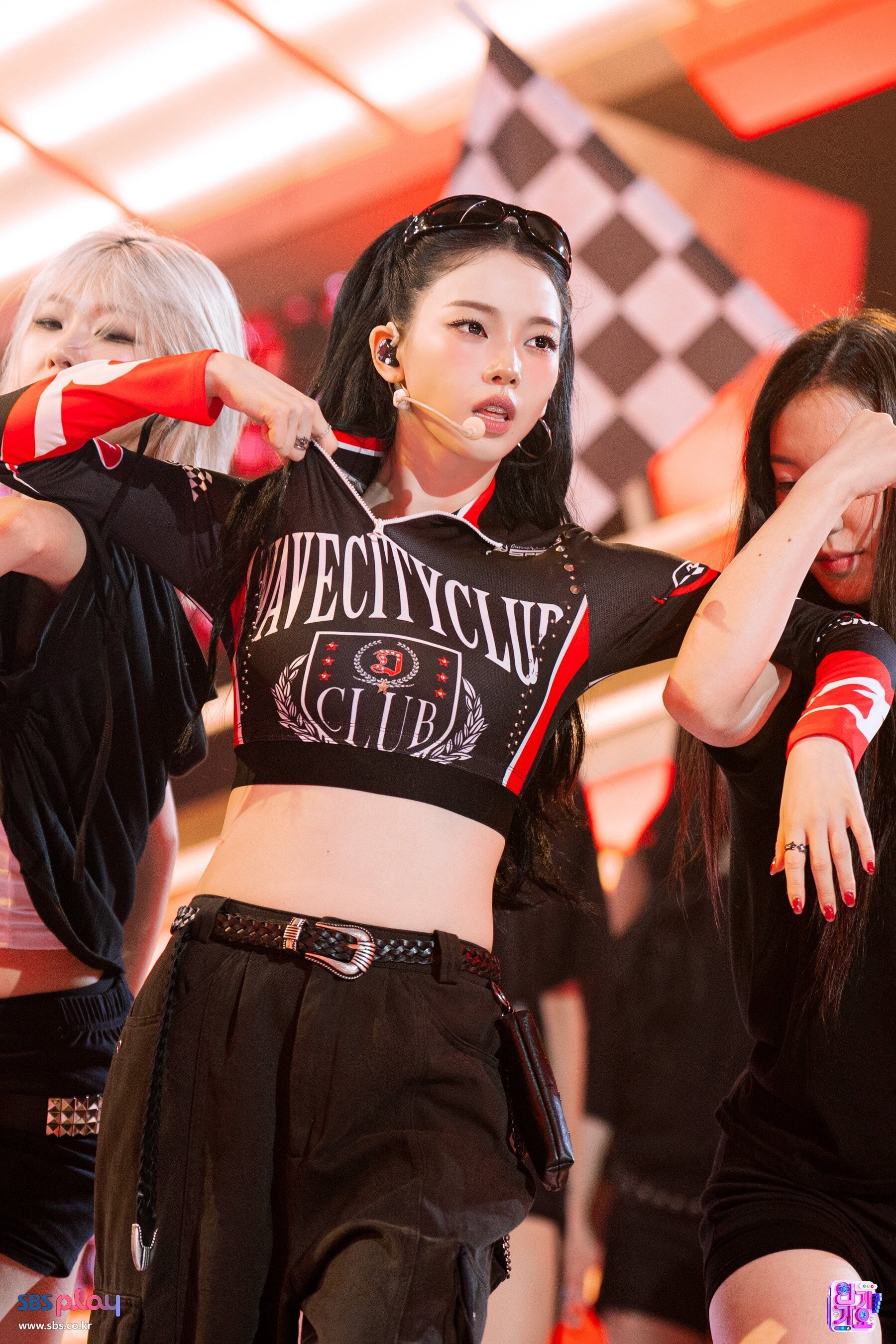 ☆aespa カリナ 着用！！【DUCKDIVE】RACER SYMBOL MESH LONG SL ver2