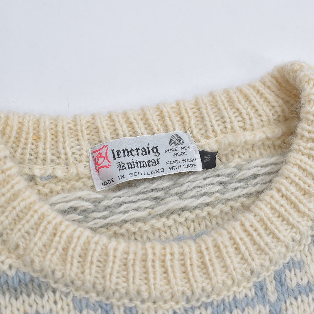 70~80s スコットランド製 Iencraig knitwear フェア・アイル柄 70~80s スコットランド製 Iencraig knitwear フェア・アイル柄