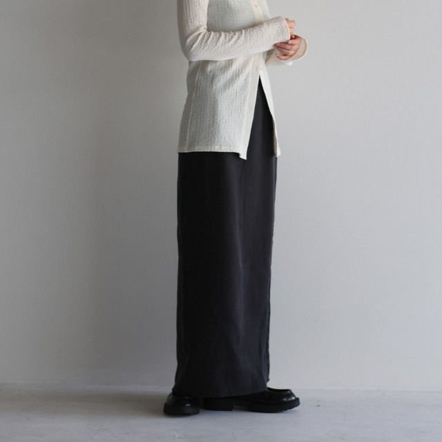 sereine straight skirt / black
