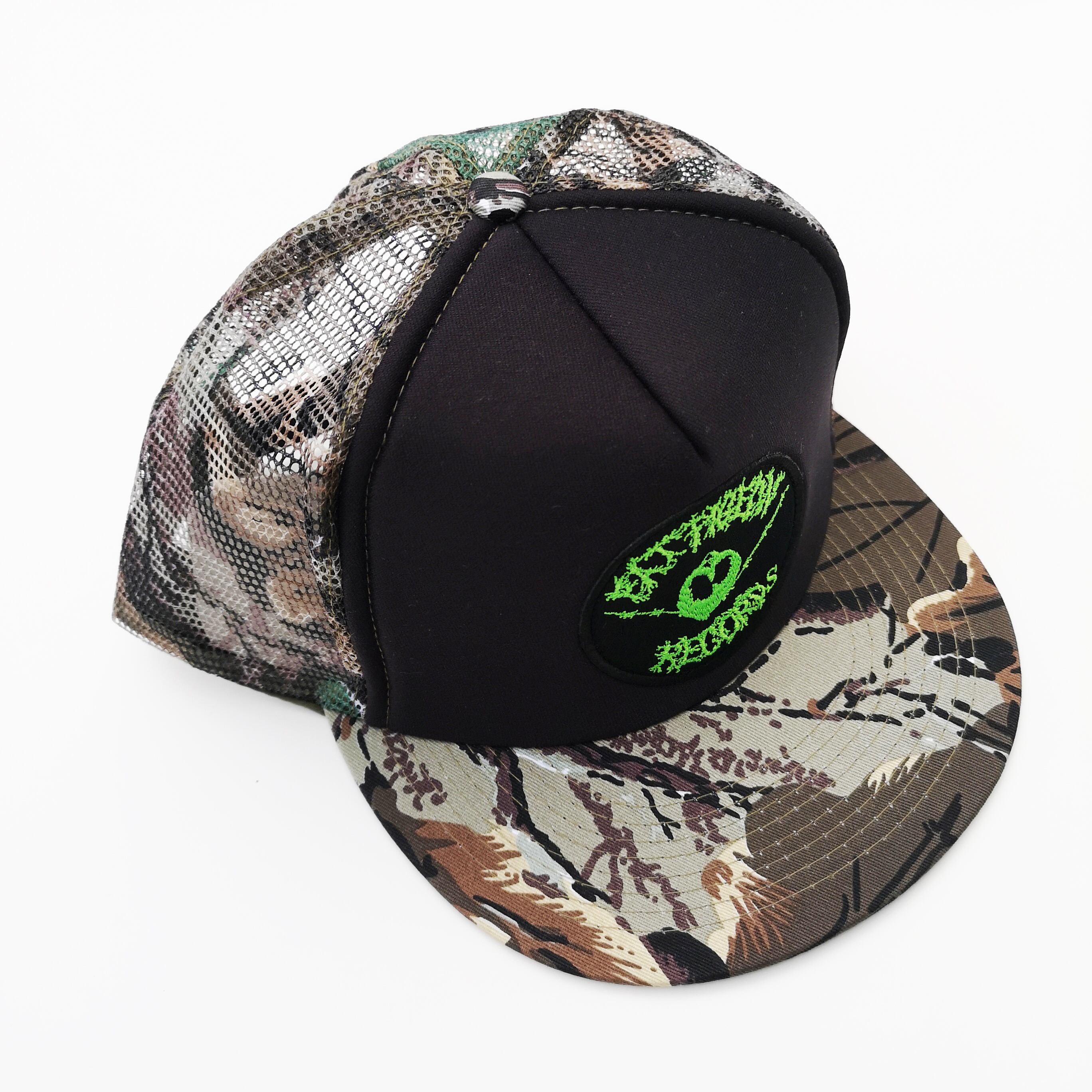 FAT PIGEON RECORDS CAMO MESH CAP