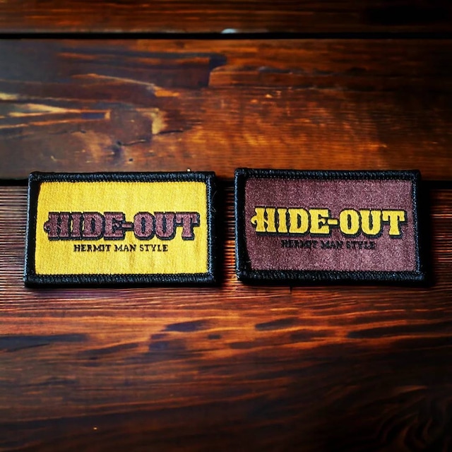 HIDE-OUT×MIDULE　mini velcro patch