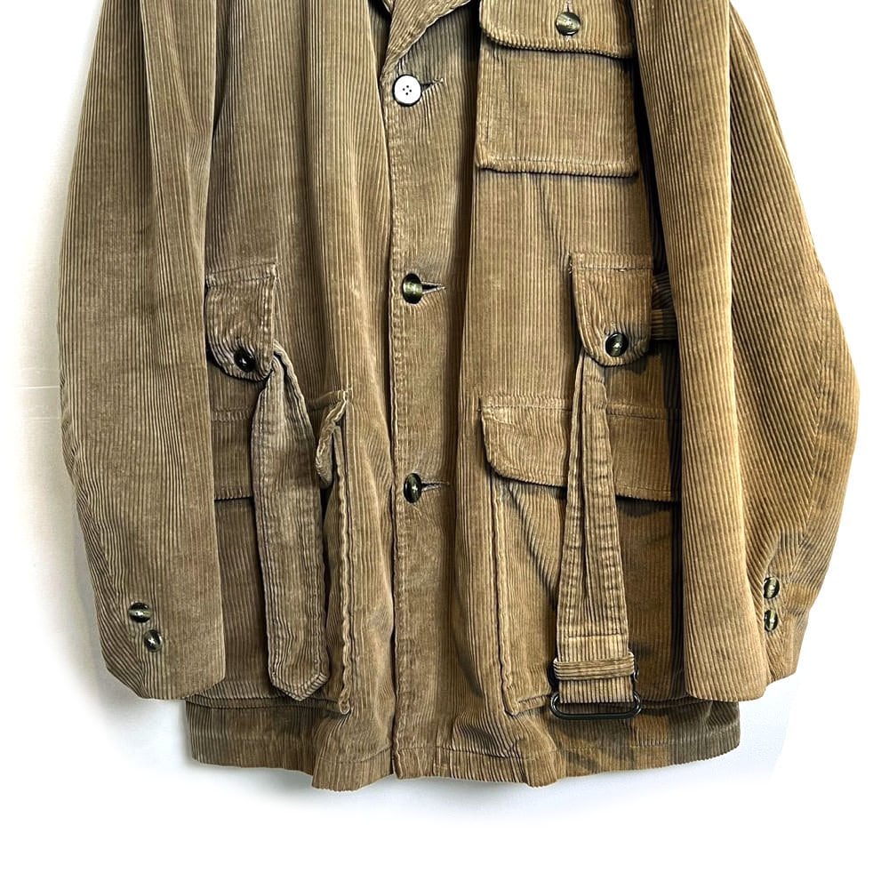 Sears] Vintage Corduroy Safari Jacket [1970s-] Vintage Corduroy