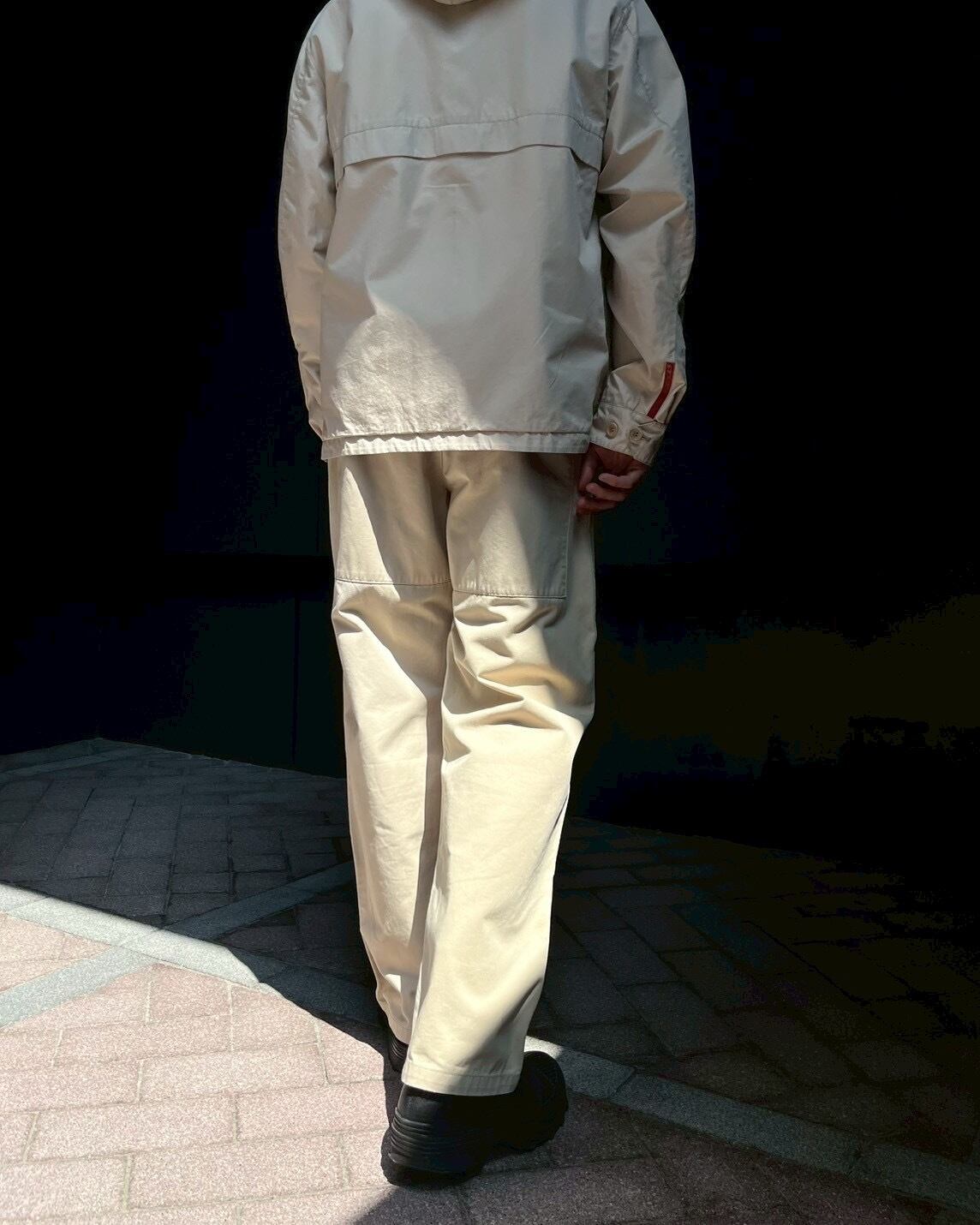 PRADA SPORT Double Knee Cotton Wide Trousers ITALY製 | VOLAR