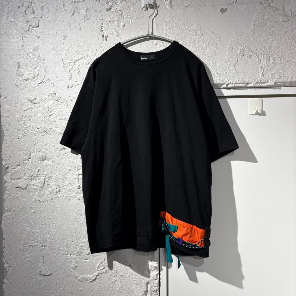 Kolor カラー 26SS T-Shirt Tシャツ 26SCM-T28210S-08 ブラック Size:1