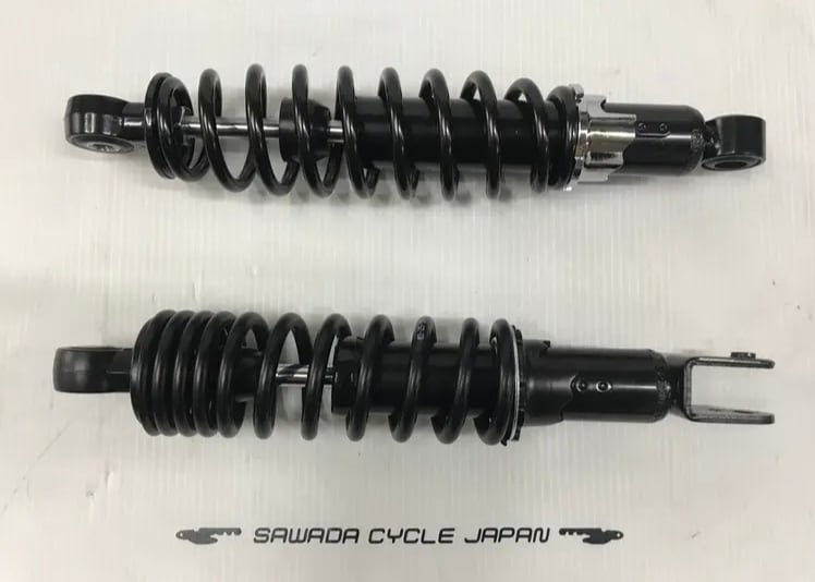 フュージョン用 ローダウン5点フルセット 前後サスペンション&サイドスタンド&前後タイヤ 送料無料 - 画像5