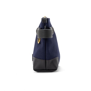 ZIPPED POUCH 3rd / DALBY CANVAS  NAVY