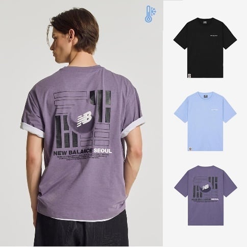 【New Balance】UNI NB FROZEN Geongongamri Exclusive Short Sleeve T-shirt (SEMI OVER FIT)
