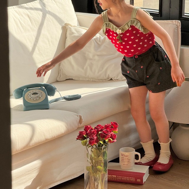 【5/12〆予約】<ninibello>  Heart berry knit