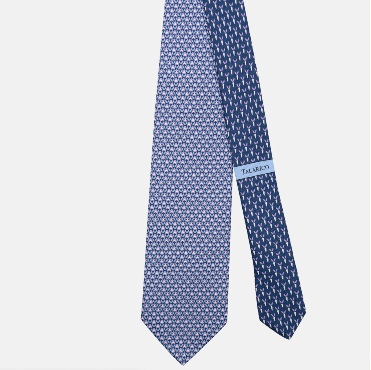 Maurizio TALARICO Collection Rabbit Pattern, Blue and Lilac - JC062786_5