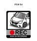 マツダ デミオ DJ ボディ25色設定 ドラレコRECステッカー
