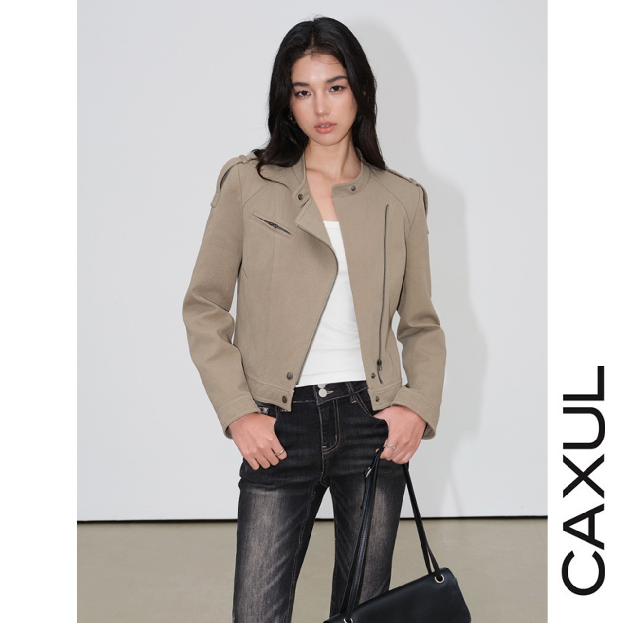 Cotton Moto Short Jacket/2color