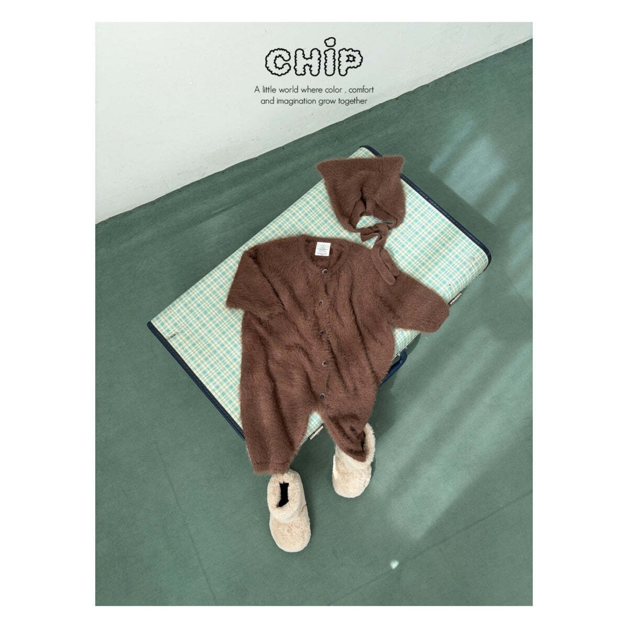 【取寄】CHIP ふわっとニットビーニー FREE|冬服|韓国子供服