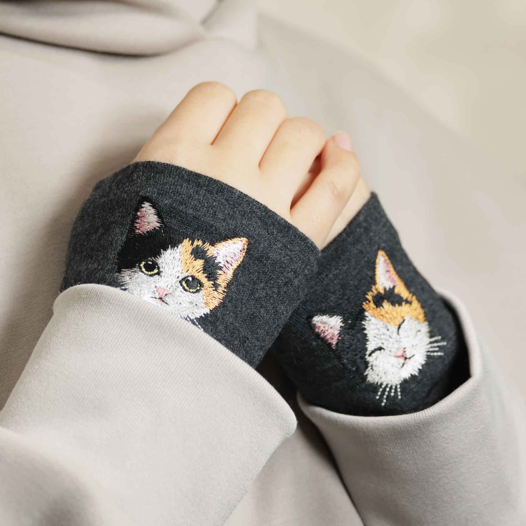 猫リストマフラー】三毛猫／一度使うと手放せない気持ち良さ／ウール