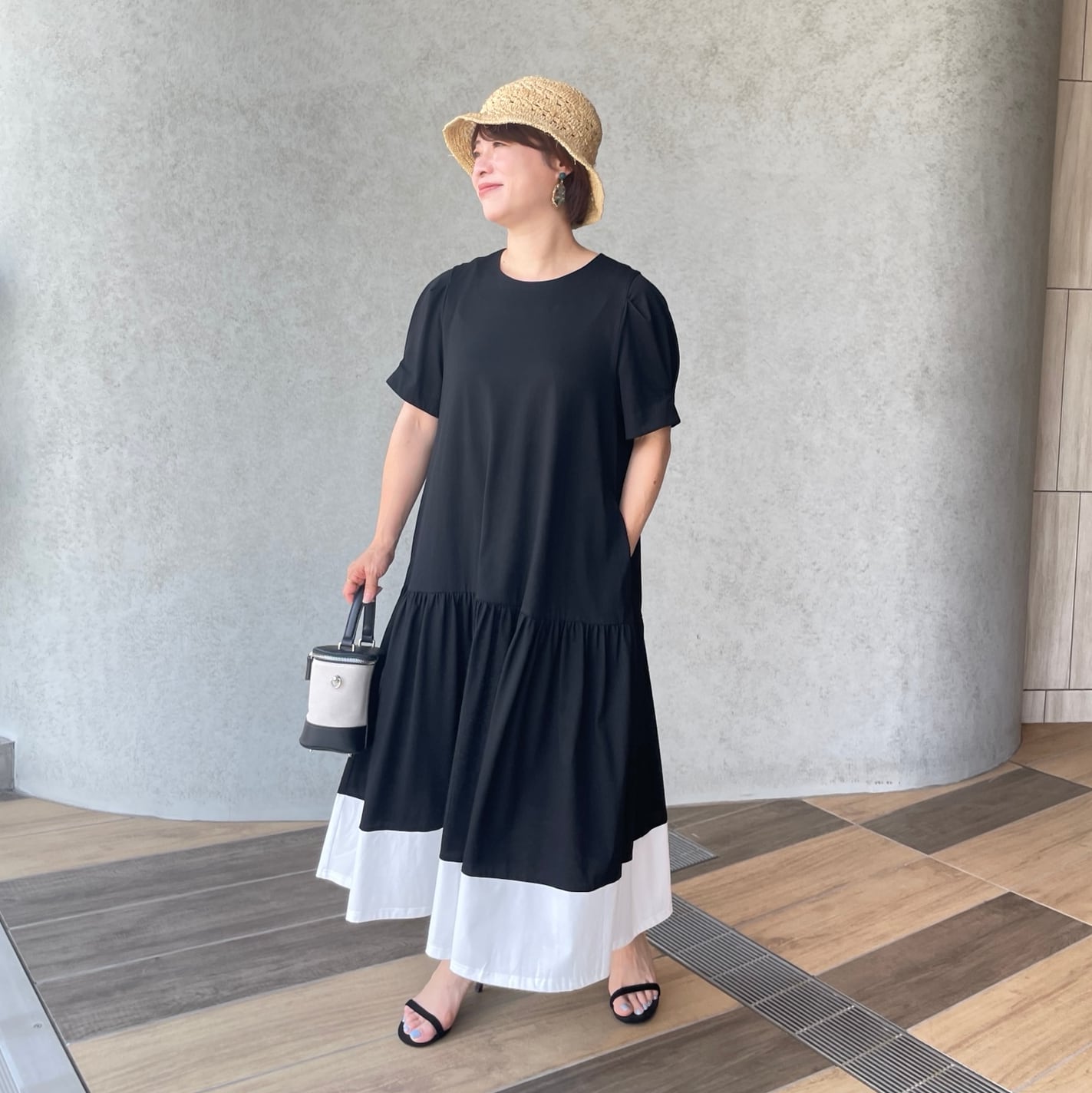 未使用 keep my closet 前後 パール付きワンピース フォーマル