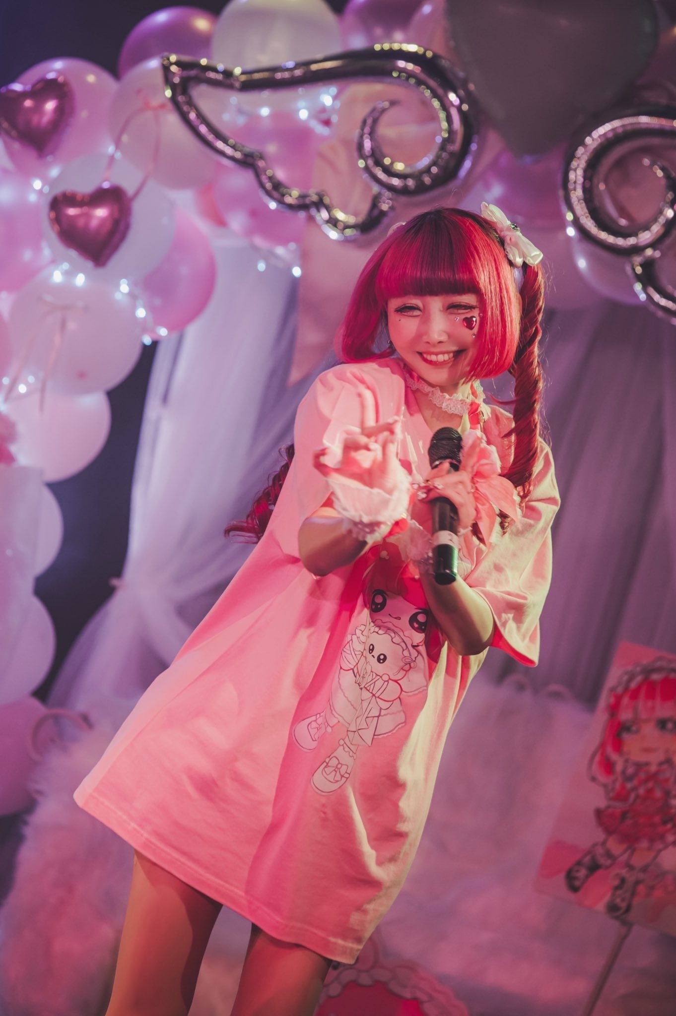 卯月彩華 LEIWAN【pink】New T-shirt ＃アパレル | 『ステイホームラン