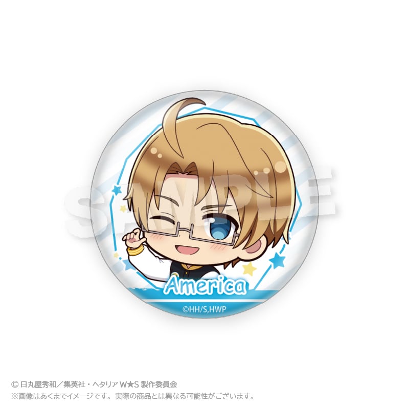 ヘタリア World☆Stars」トレーディング缶バッジ 遊具ver. | ワイワイ