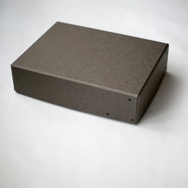 FROME - Archival storage box “Rivet Box” - Charcoal Gray  (made in Japan)
