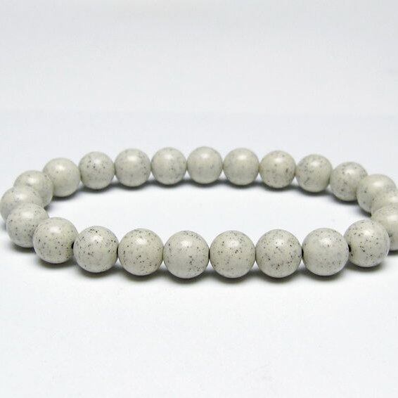 北投石 ブレスレット 9mm 一点物 メール便可 111-50289