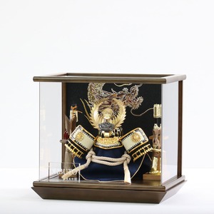 ｜徳川家康兜5号｜パノラマアクリルケース|コンパクトサイズ｜