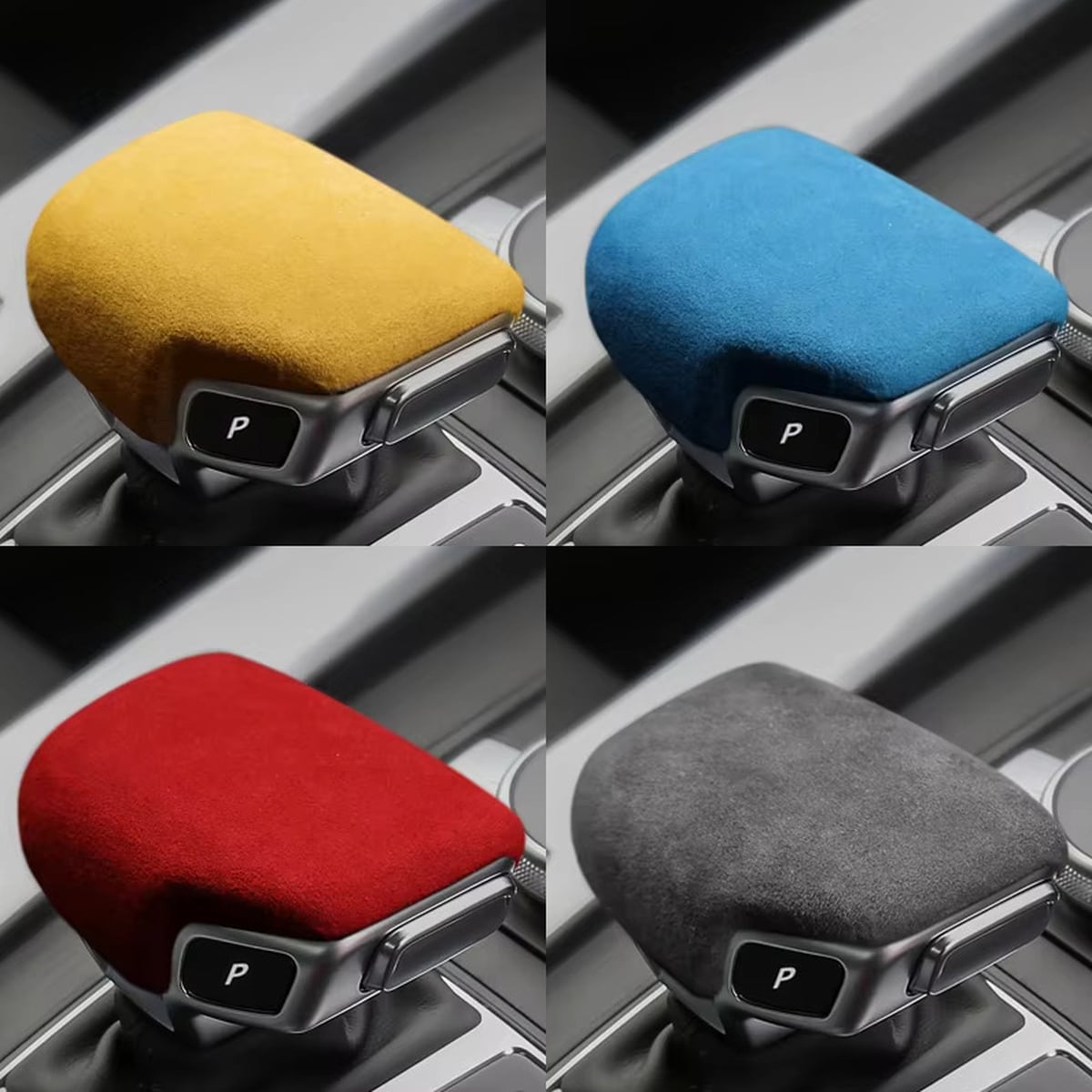 シフトレバーカバー アウディ A4L A4 S4 A5 S5 RS4 RS5 Q5L SQ5 Q5 Q7 Q8 アルカンターラ スエード調 ノブ