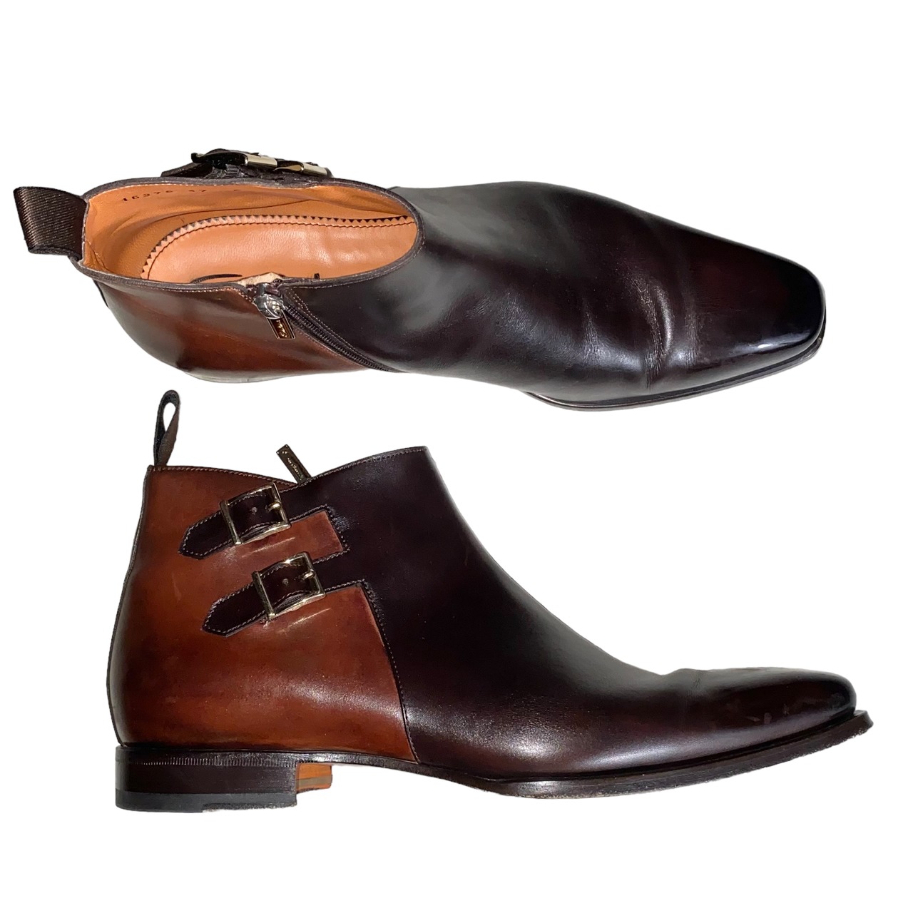 SANTONI side zip boots