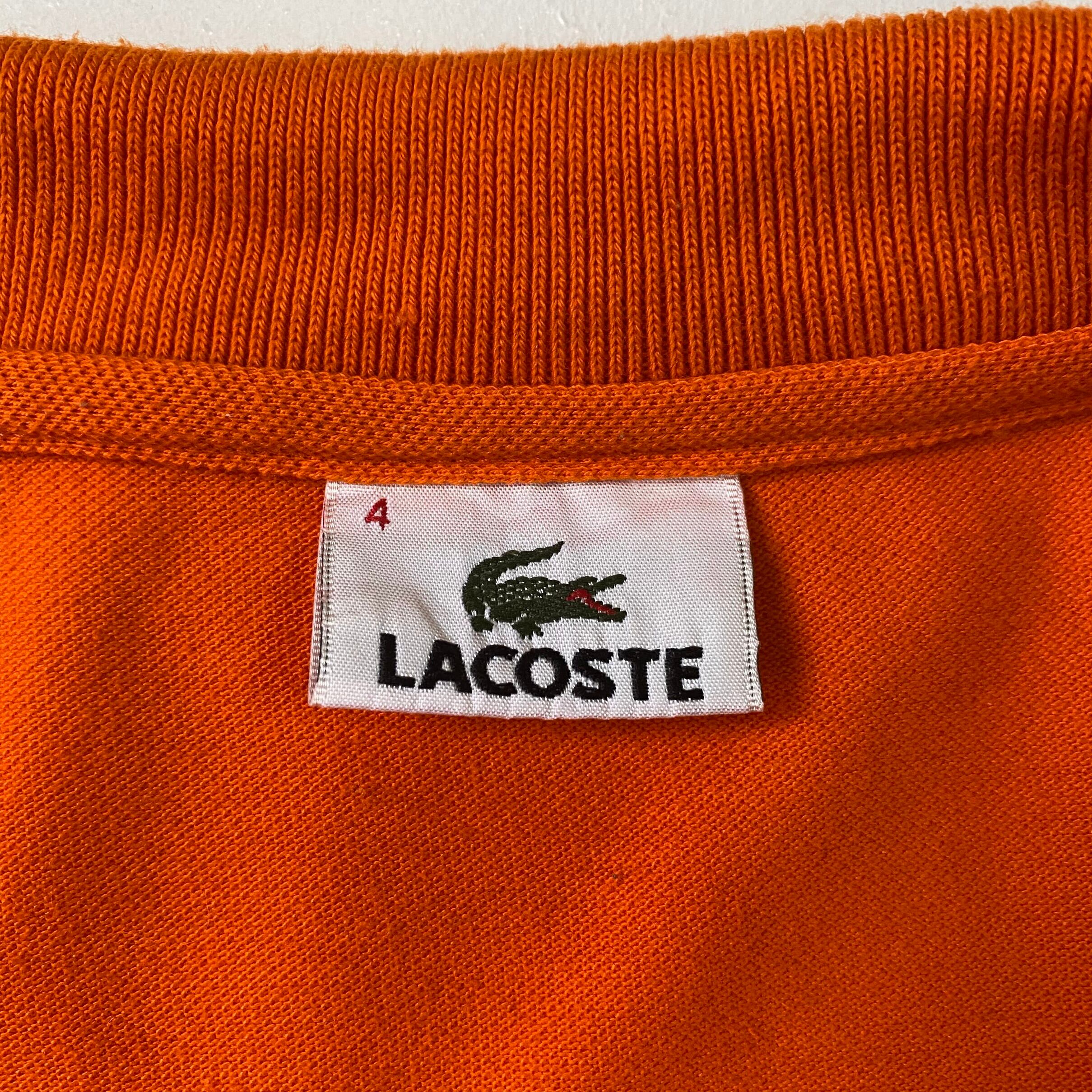 90年代 LACOSTE ラコステ ポロシャツ サイズ4 メンズL相当 古着 90s ...