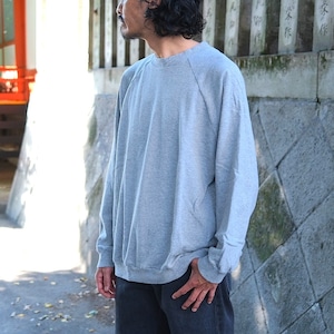Sans limite(サンリミット) / ミニ裏毛ラグランスウェット長袖-top grey-(W2602042)