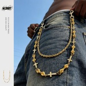 クロスダブルレイヤート ウォレットチェーン G206