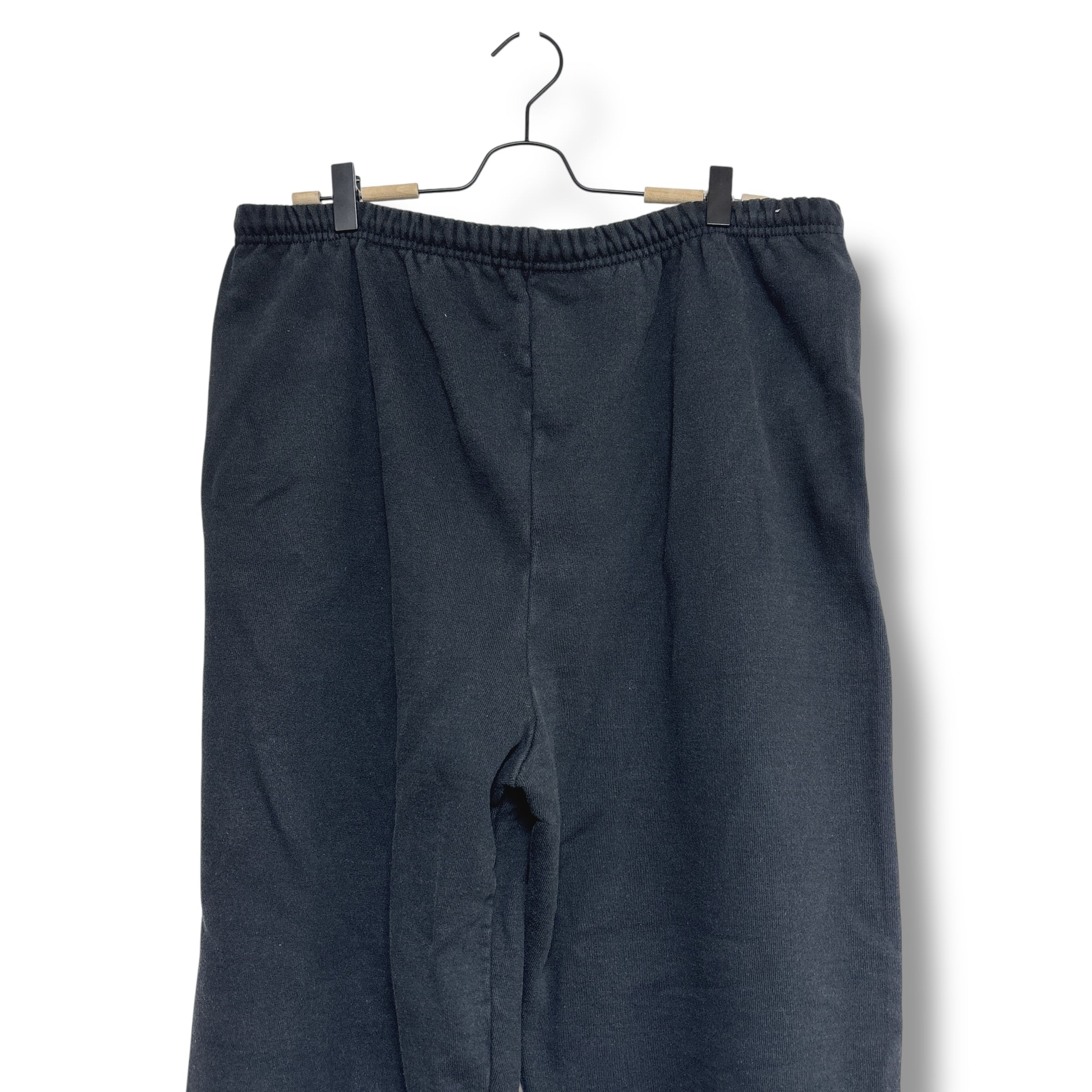 90s usa製 チャンピオン ブラックスウェットパンツ スクリプト XL