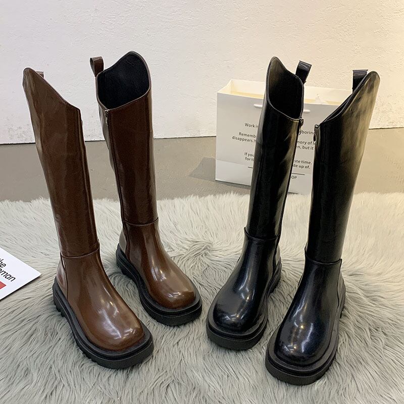 ブーツオータムスタイルスタンダード レトロ 靴 シューズ 秋物 フェイクシューズ15508824496