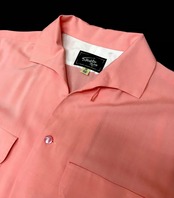 【Sparkle eyes】Italian Collar Shirt -Pink