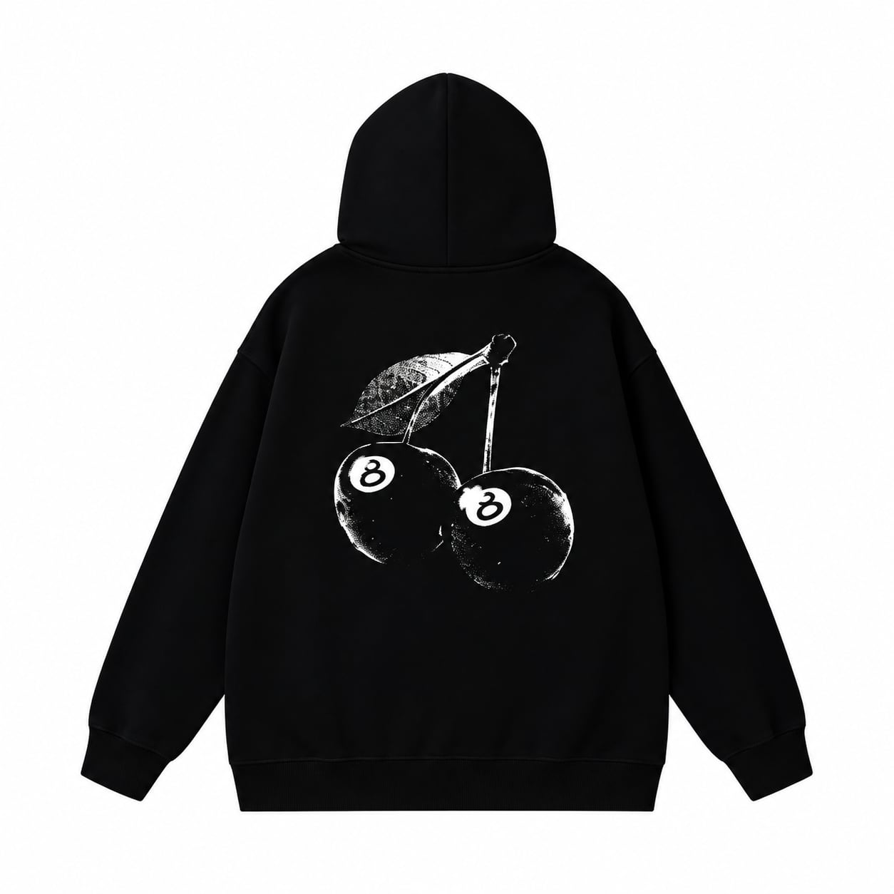 STUSSY ステューシー ジップアップパーカー 海外限定 背面 チェリー 8