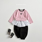 【取寄/韓国直送】VIVID-I シュシュフリルジョガーパンツ|秋服|韓国子供服|26/AT