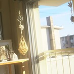 海の光のヒンメリ - M - ✧ Moon / Ocean Origin Light