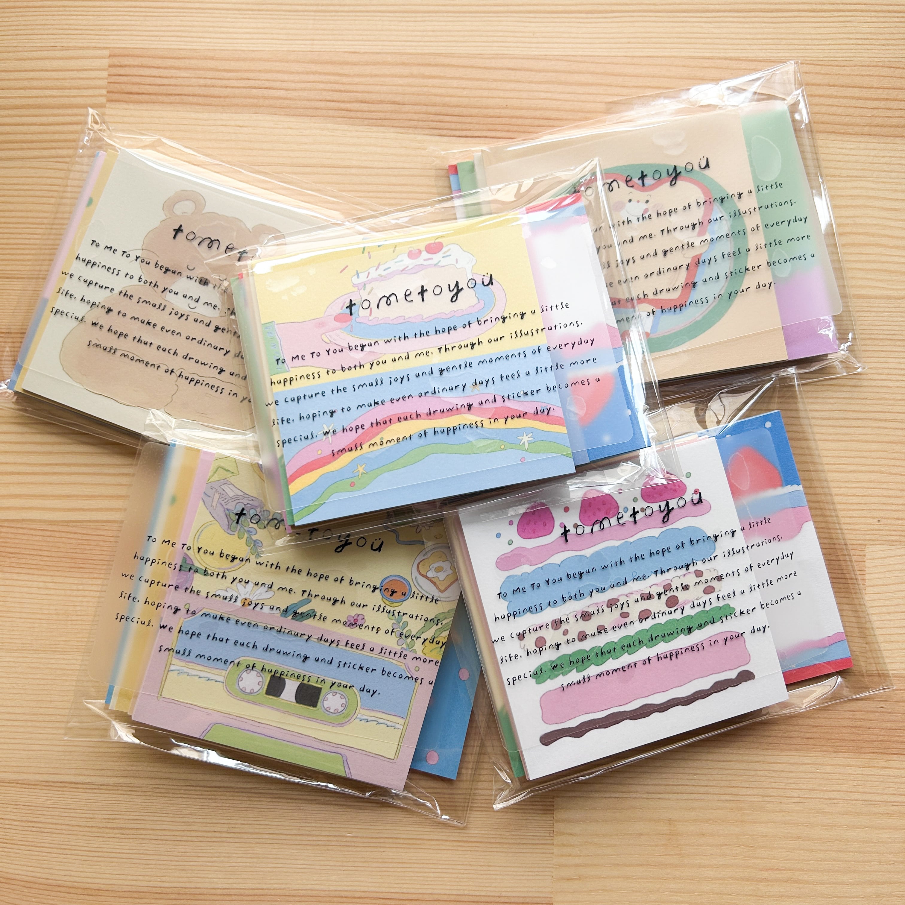 tometoyou】メモ帳 ランダム メモパック | 韓国文具・雑貨 kaulcoffee