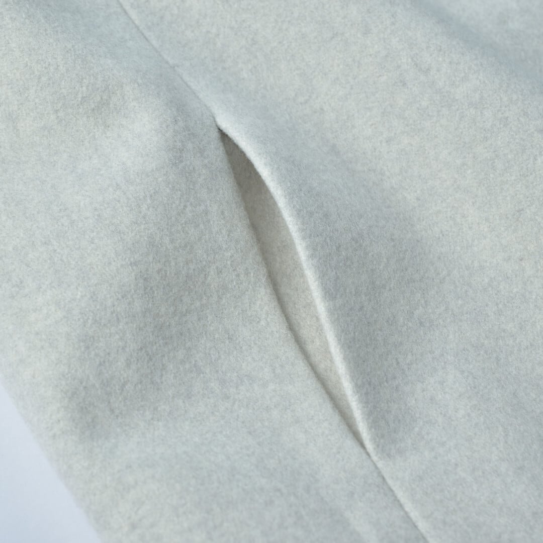 atelier naruse アトリエナルセ ウールコクーンジャケット・オートミール【送料無料】