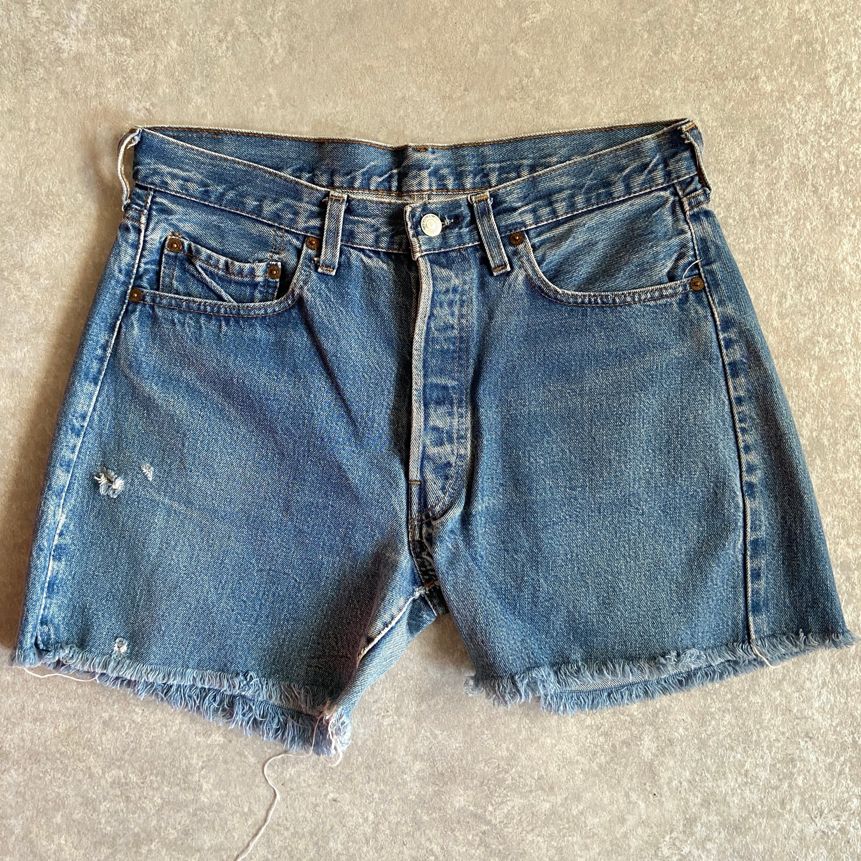 1980s Levi's 501 Selvedge Cut Off W32 Made in USA