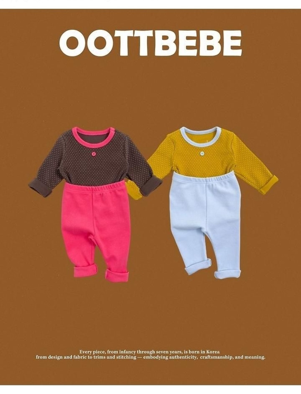 韓国子供服 / 26winter / oottbebe / まめまめルームウェア / ベビー&キッズ / 冬服 *XS~XL*