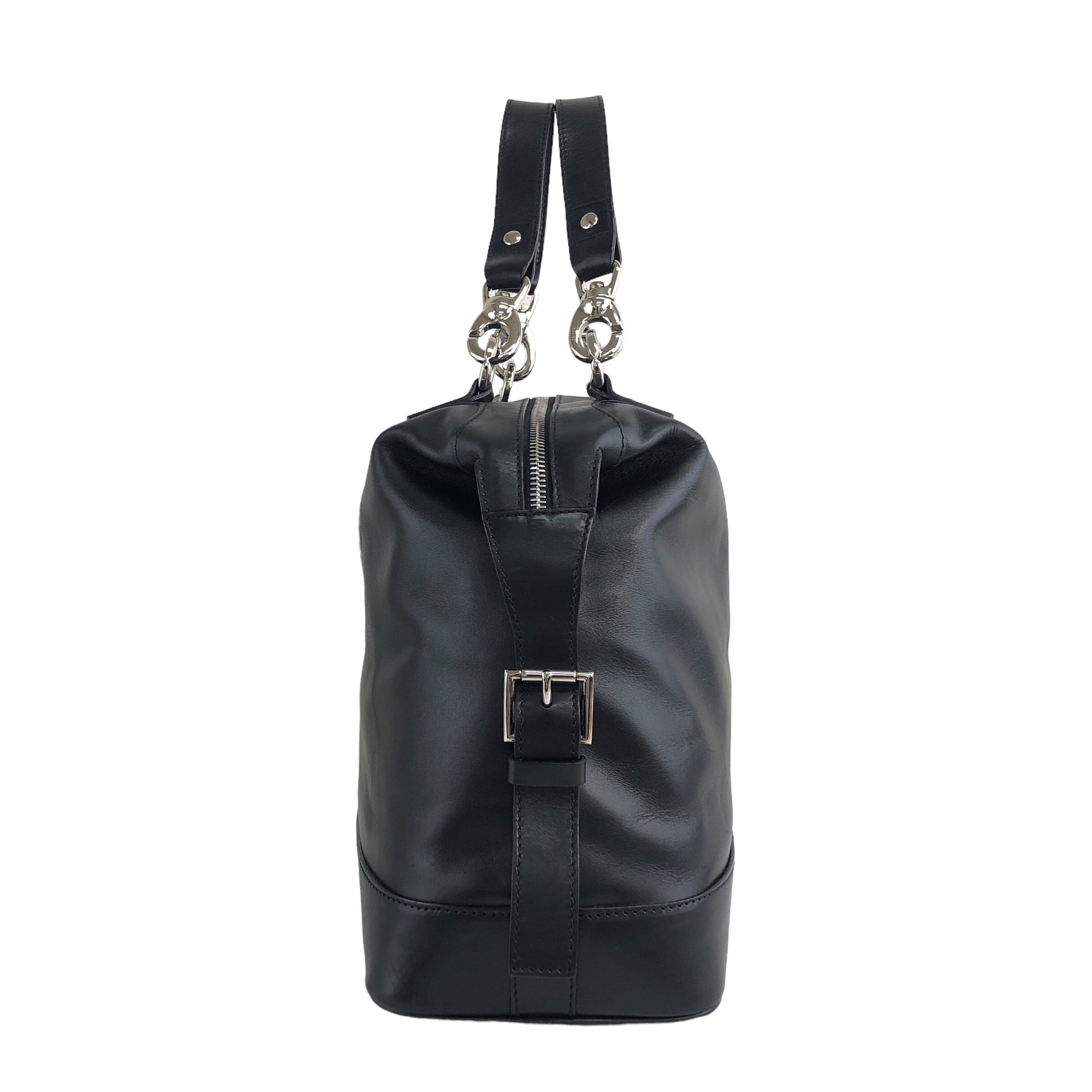CELINE セリーヌ ボストンバッグ ブラック ブラゾン レザー vintage