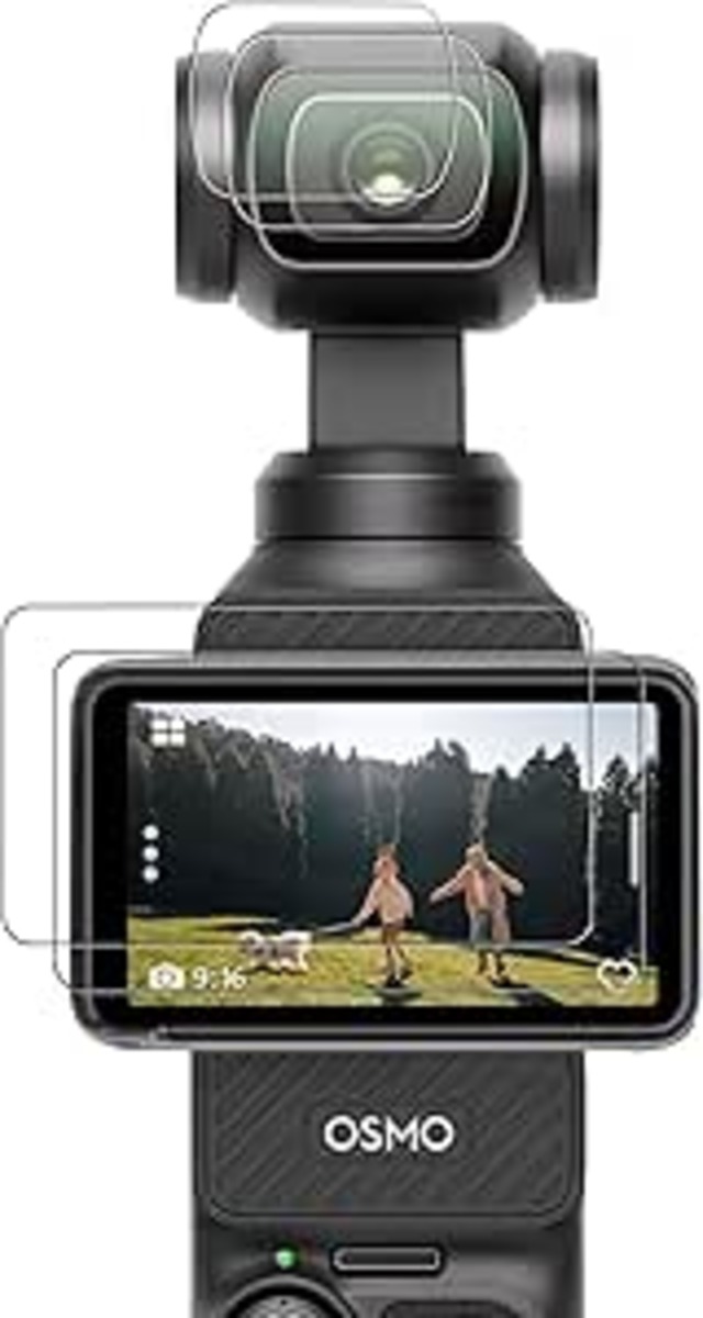 CYNOVA Osmo Pocket 3 ガラスフィルム (4枚セット)DJI Osmo Pocket 3 