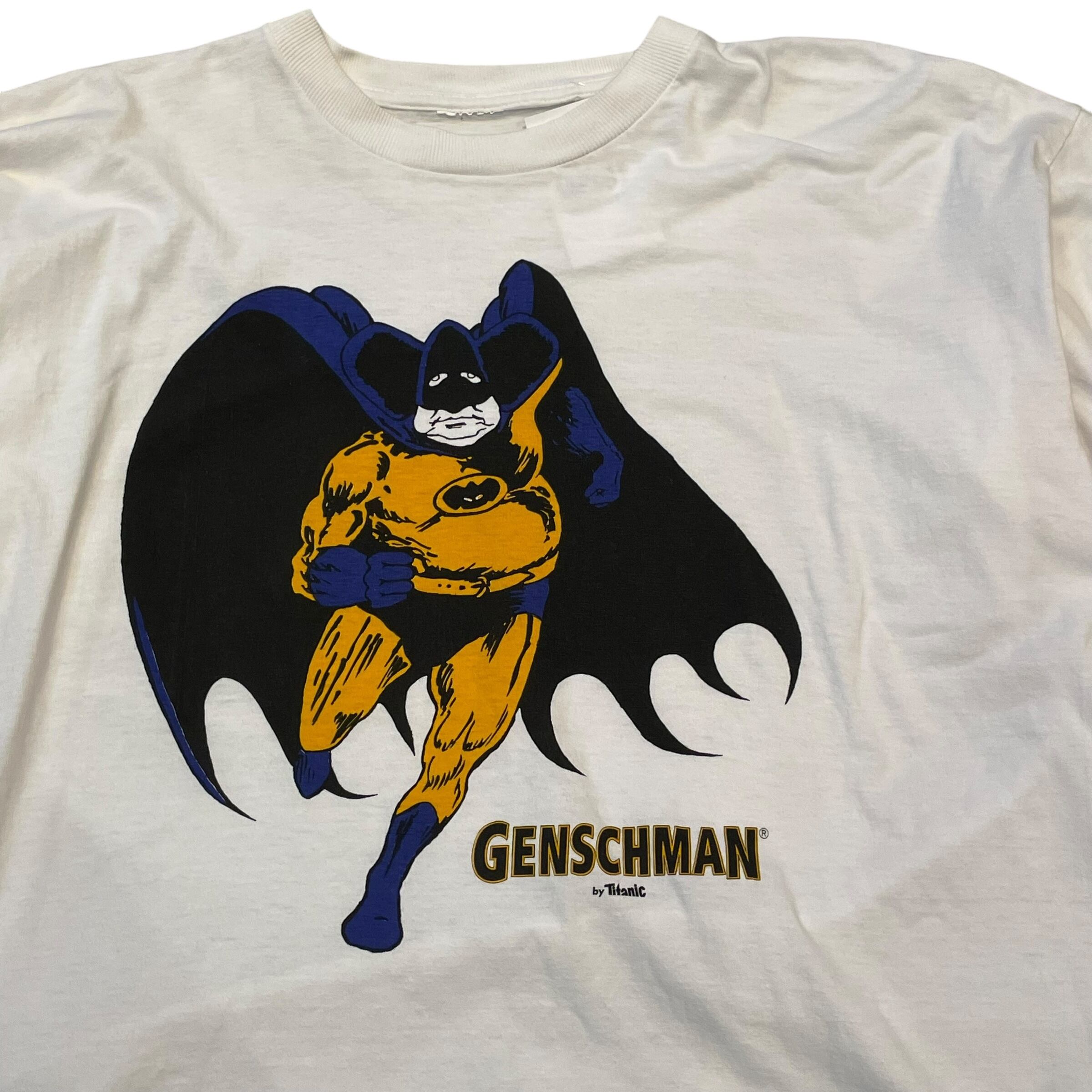 1989s GENSCHMAN “BATMAN parody” T-shirt | What'z up 1989s GENSCHMAN “BATMAN parody” T-shirt | What'z up