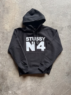 STUSSY No.4 HOODIE (black) STUSSY No.4 HOODIE (black)