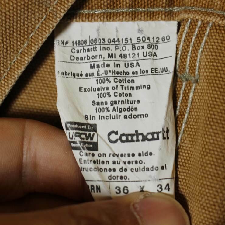 USA製 carhartt カーハート ダブルニー ペインターパンツ ライト