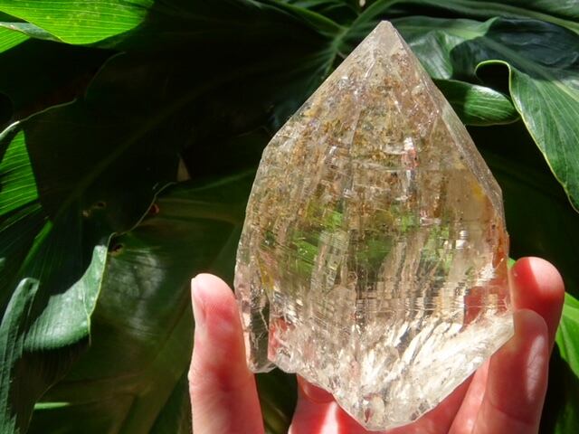 スピリットクォーツ 3つ子サボテン水晶クラスター