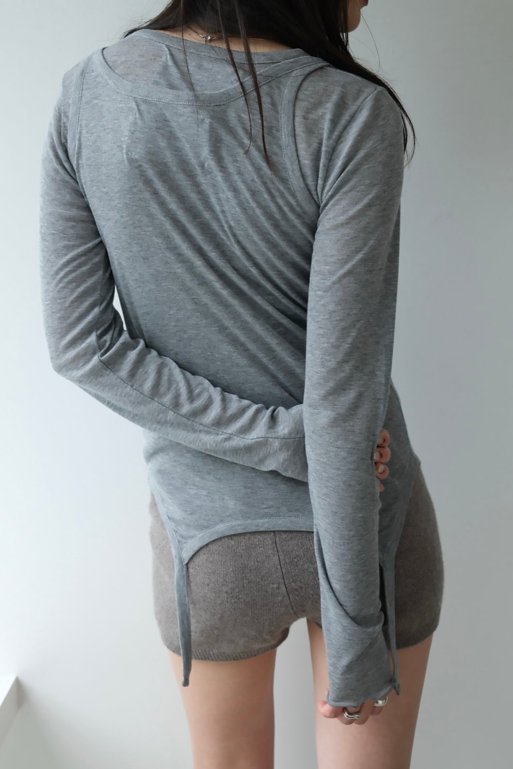 Garter Tank ガータータンク Gray