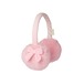 E2683P:Pretty in Pink Bow Earmuffs-PINK