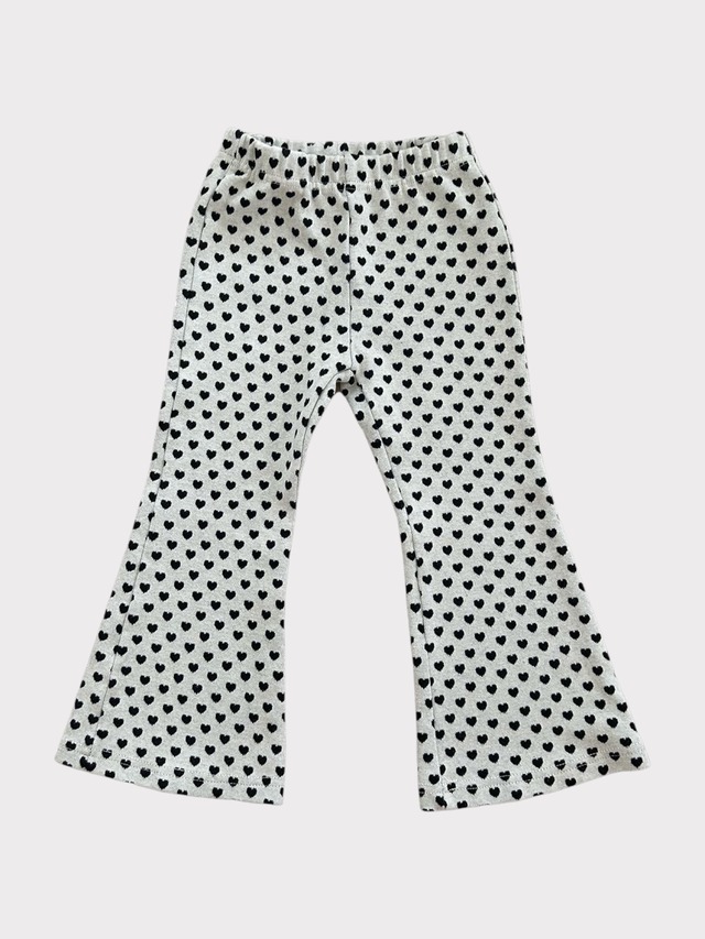 heart flare pants
