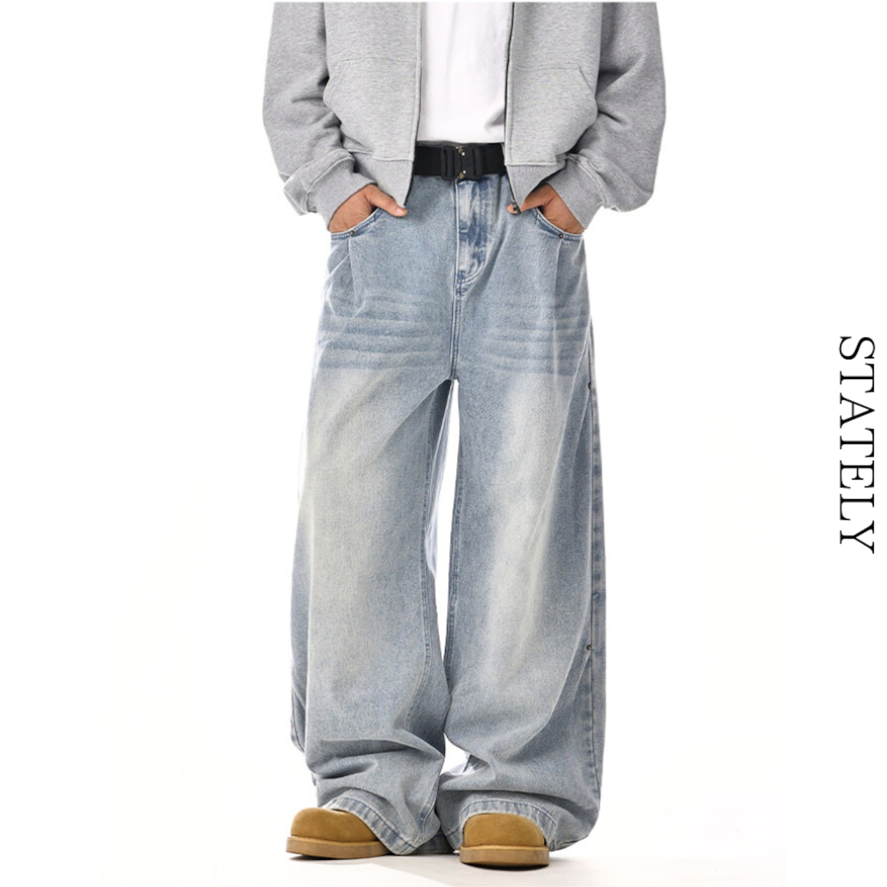 フェードワイドデニム Pants_B115・画像2