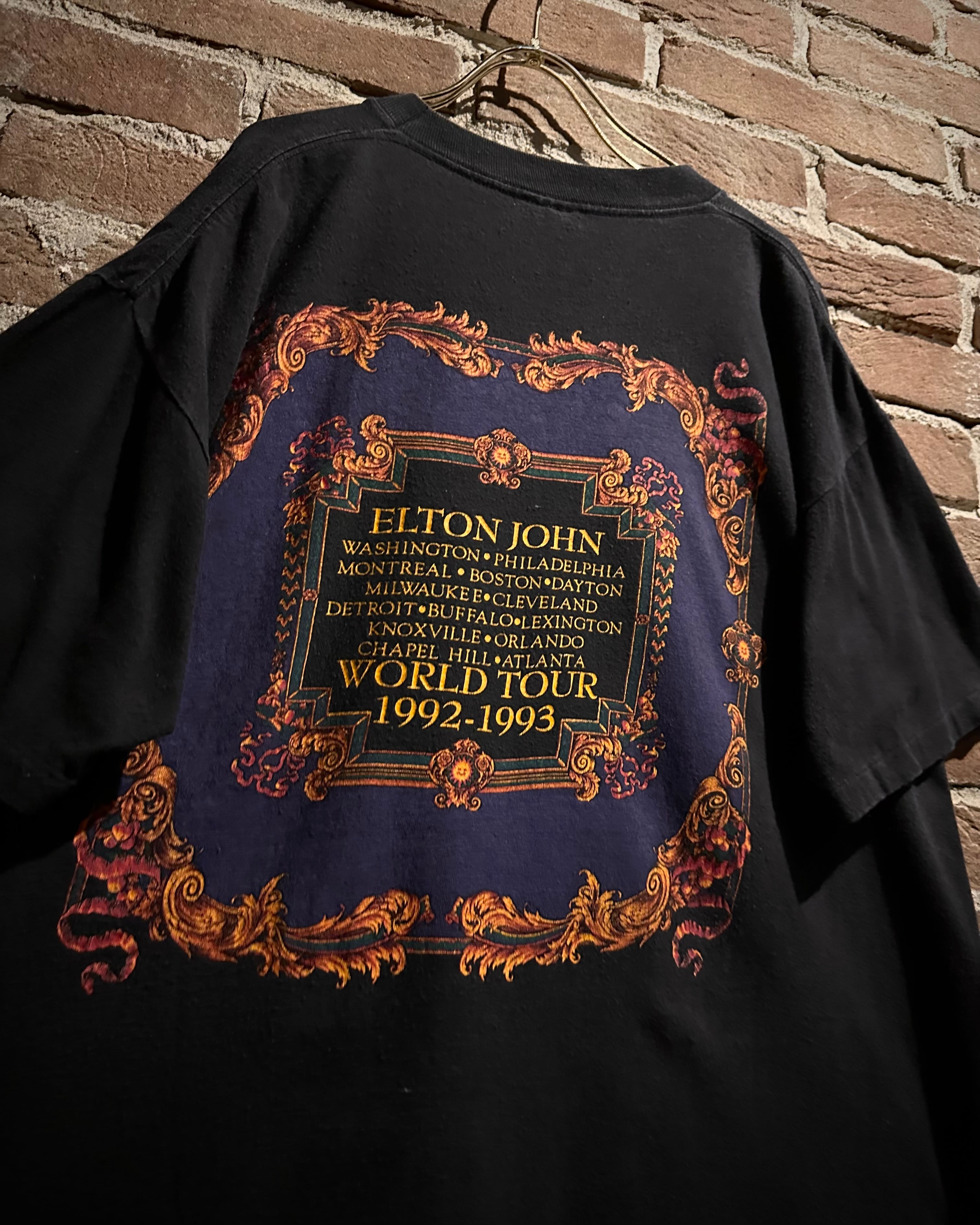 Caka act3】90's “ELTON JOHN” “1992-1993 World Tour” “STYLED BY